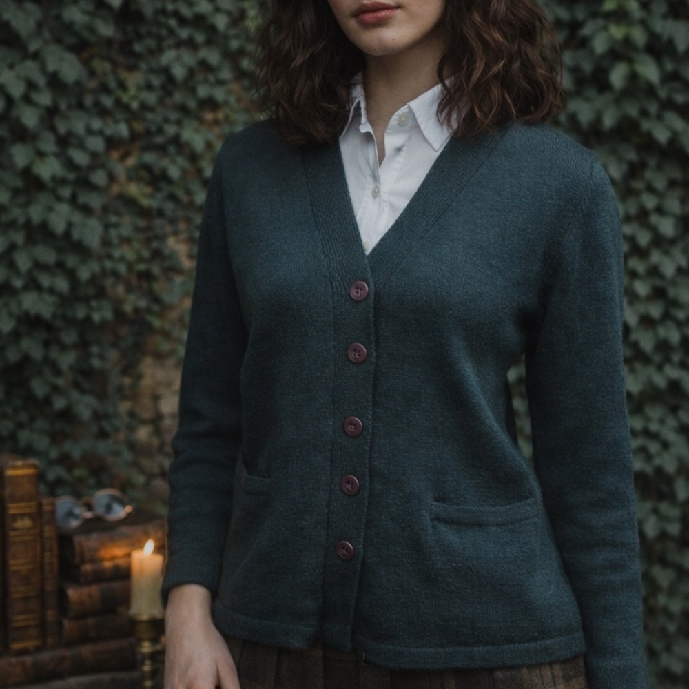 BALL OF COTTON Lightweight Cardigan, S